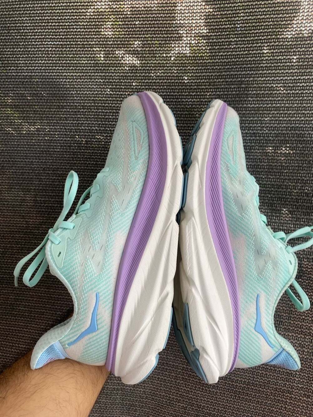 Hoka One One Clifton 9 Low Sunlit Ocean Lilac Mist - Picture 4 of 7